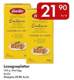 Snabbgross Barilla Lasagneplattor erbjuda