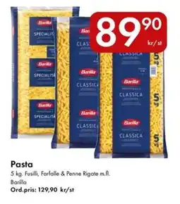 Snabbgross Barilla Pasta erbjuda