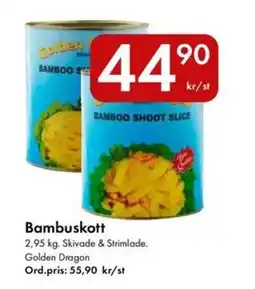 Snabbgross Golden Dragon Bambuskott erbjuda