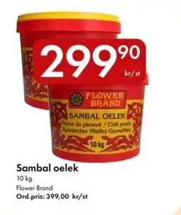 Snabbgross Flower Brand Sambal oelek erbjuda