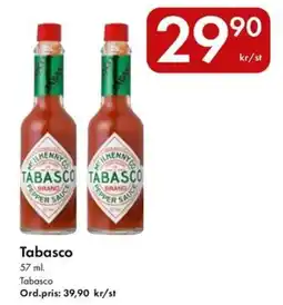 Snabbgross Tabasco erbjuda