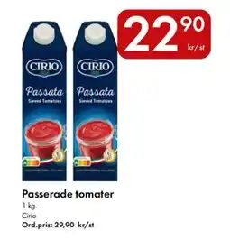 Snabbgross Cirio Passerade tomater erbjuda