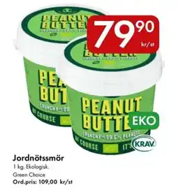 Snabbgross Green Choice Jordnötssmör erbjuda