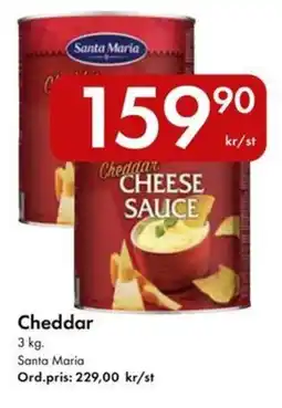 Snabbgross Santa Maria Cheddar erbjuda