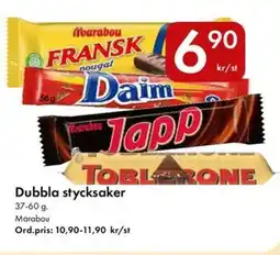 Snabbgross Marabou Dubbla stycksaker erbjuda