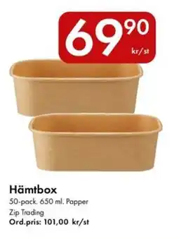 Snabbgross Hämtbox erbjuda