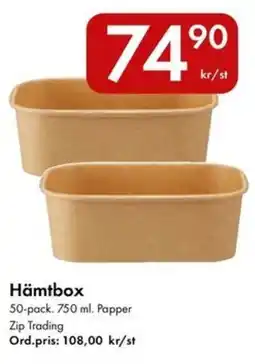 Snabbgross Hämtbox erbjuda