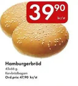 Snabbgross Hamburgerbröd erbjuda