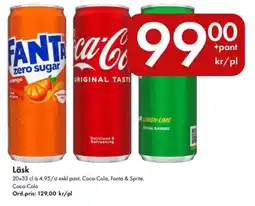 Snabbgross Delicious & Coca-Cola, Fanta & Sprite Läsk erbjuda
