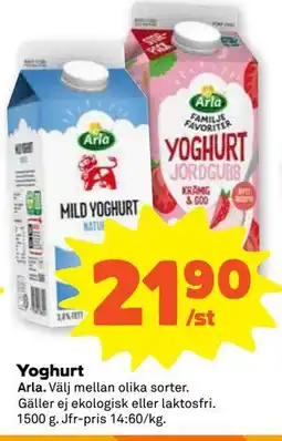 Stora Coop Yoghurt erbjuda