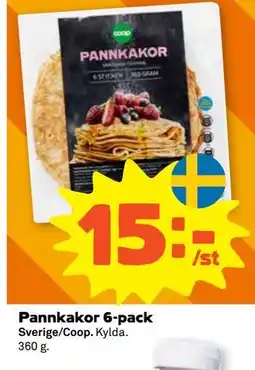 Stora Coop Pannkakor 6-pack erbjuda