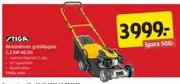 Jula STIGA Bensindriven gräsklippare 2,2 kW 46 cm erbjuda
