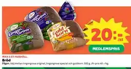 Coop Bröd, Medlemspris erbjuda