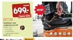 Jula Skyddsskor med snabbsnörning S1P, Medlemspris erbjuda