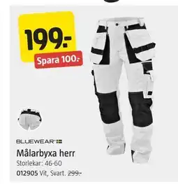 Jula Målarbyxa herr erbjuda
