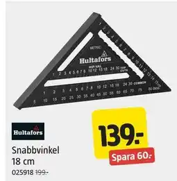 Jula Snabbvinkel 18 cm erbjuda