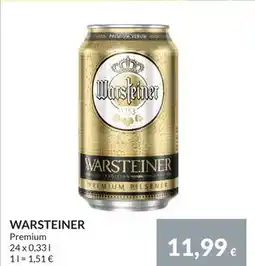 Nielsen Discount WARSTEINER, EUR 11.99 erbjuda