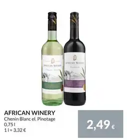 Nielsen Discount AFRICAN WINERY, EUR 2.49 erbjuda