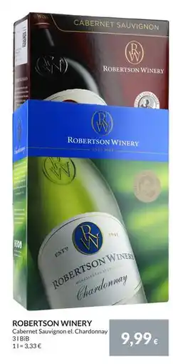 Nielsen Discount ROBERTSON WINERY, EUR 9.99 erbjuda