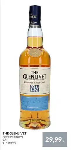 Nielsen Discount THE GLENLIVET, EUR 29.99 erbjuda