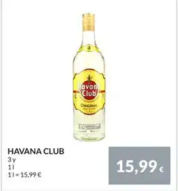 Nielsen Discount HAVANA CLUB, EUR 15.99 erbjuda