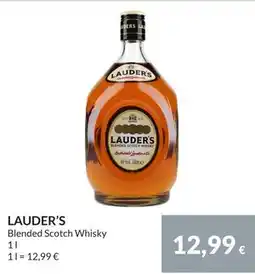 Nielsen Discount LAUDER’S, EUR 12.99 erbjuda