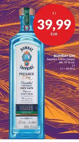 Nielsen Discount BOMBAY GIN, EUR 39.99 erbjuda