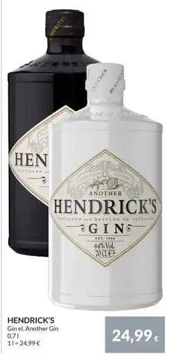 Nielsen Discount HENDRICK’S, EUR 24.99 erbjuda