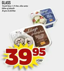 Rinkeby Matcenter Triumf Glass erbjuda