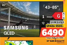 Power Samsung 65" QLED 4K Smart TV erbjuda