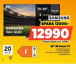 Power Samsung 65" 4K Smart TV erbjuda