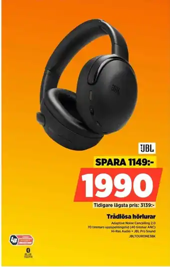 Power Jbl Trådlösa hörlurar erbjuda