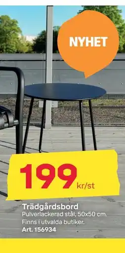 Byggmax Trädgårdsbord erbjuda