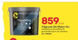 Byggmax Trägrund Ute Midun 10 L erbjuda