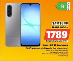 Power Samsung Galaxy A17 5G Smartphone 5000 mAh-batteri driver din dag utan avbrott erbjuda