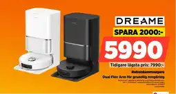 Power Dreame Robotdammsugare Dual Flex Arm för grundlig rengöring erbjuda