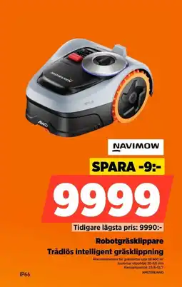 Power Navimow Robotgräsklippare Trådlös intelligent gräsklippning erbjuda