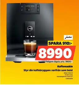 Power Jura Kaffemaskin Styr din kaffebryggare varifrån som helst erbjuda