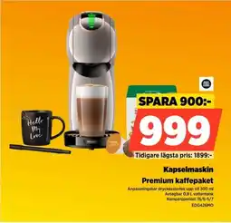 Power Kapselmaskin Premium kaffepaket erbjuda