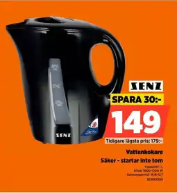 Power Senz Vattenkokare Säker - startar inte tom erbjuda