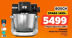 Power Bosch Köksmaskin Inbyggd våg och pekskärm erbjuda