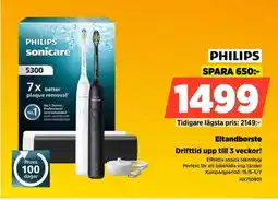 Power Philips Eltandborste Drifttid upp till 3 veckor! erbjuda