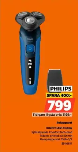 Power Philips Rakapparat Intuitiv LED-display erbjuda