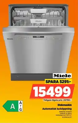 Power Miele Diskmaskin Automatisk lucköppning erbjuda