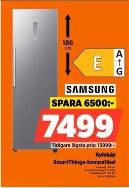 Power Samsung Kylskåp SmartThings-kompatibel erbjuda