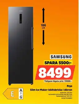 Power Samsung Frys Slim Ice Maker-isbitsbricka i dörren erbjuda