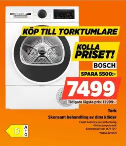Power Bosch Tork Skonsam behandling av dina kläder erbjuda