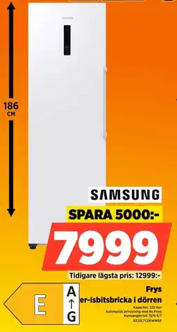 Power Samsung Frys er-isbitsbricka i dörren erbjuda