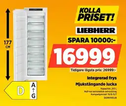 Power Liebherr Integrerad frys Mjukstängande lucka erbjuda
