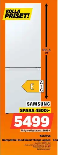 Power Samsung Kyl/frys Kompatibel med SmartThings-appen erbjuda